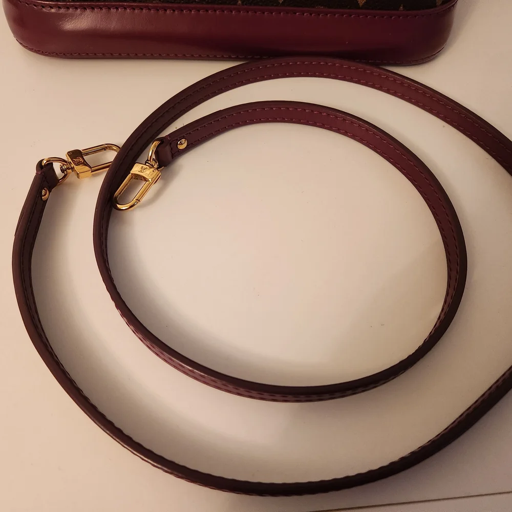 Louis Vuitton Monogram Canvas Bag - Brown and Purple Alma BB - Picture 7 of 12